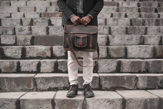 Man holding bag
